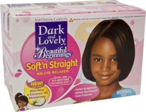 DARK & LOVELY BEAUTIFUL BEGINNINGS SOFT'N STRAIGHT RELAXER SYSTEM NORMAL