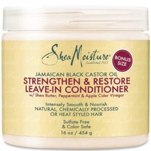 Shea Moisture Jamaican Black Castor Oil Strengthen & Restore LeaveIn Conditioner